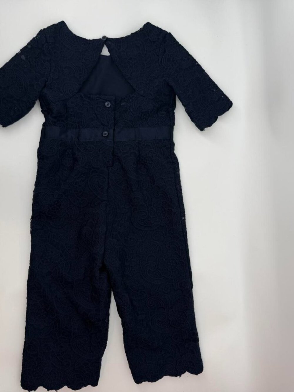 Janie and Jack lace jumpsuit  Size: 2 years - Picture 4 of 4
